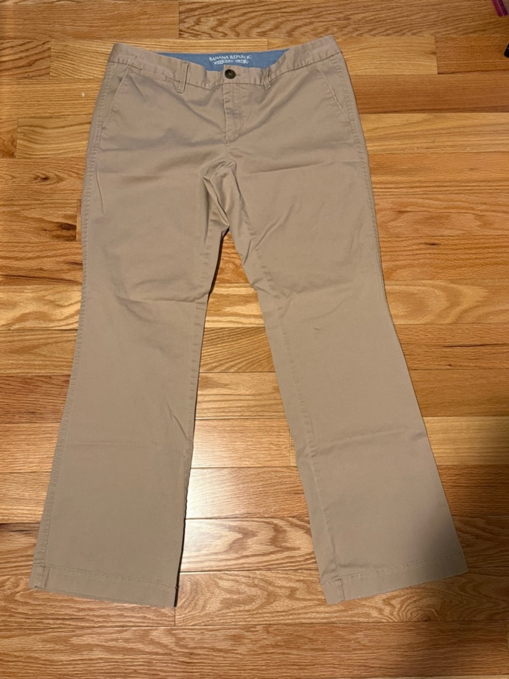 Banana Republic Tan Weekend Chino Pants